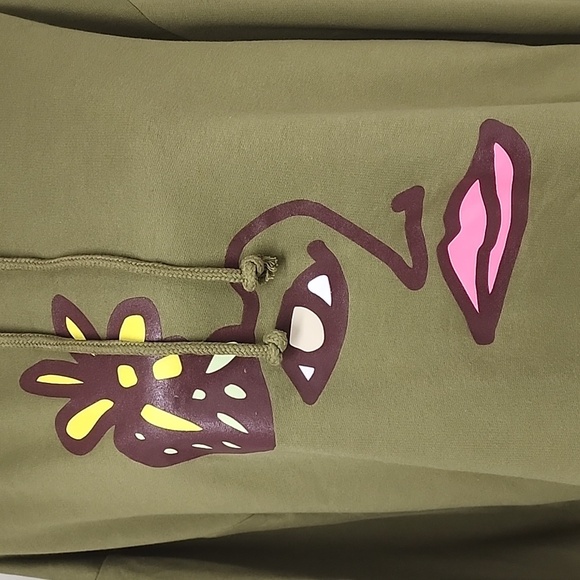 Target Pride Adult Blue Face Olive Green Unisex Sweatshirt Hoodie 2X NWT - Picture 3 of 11